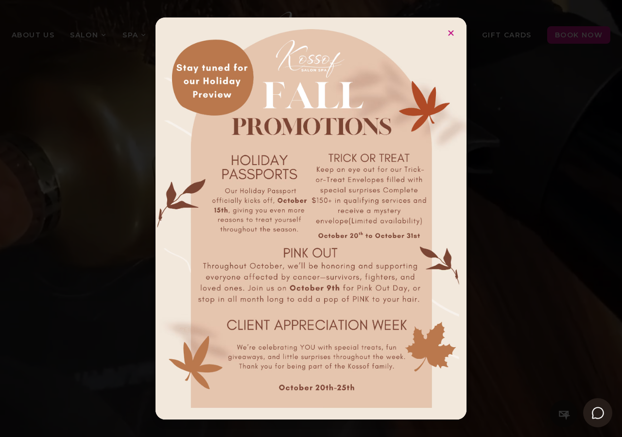 Kossof Salon & Spa screenshot